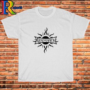 New T-Shirt Godsmack Logo White Size S-5XL